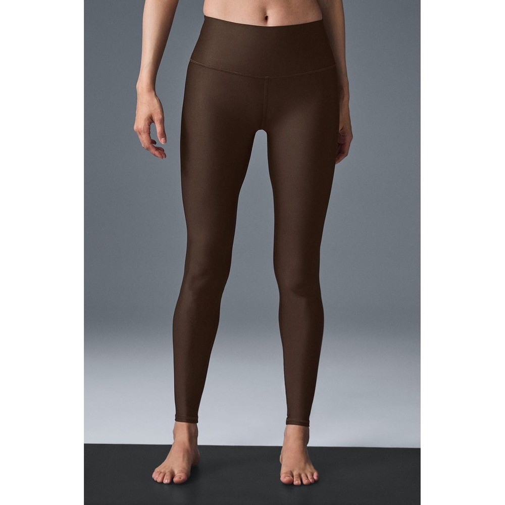 ALO Yoga Women's Brown High-Rise Leggings
